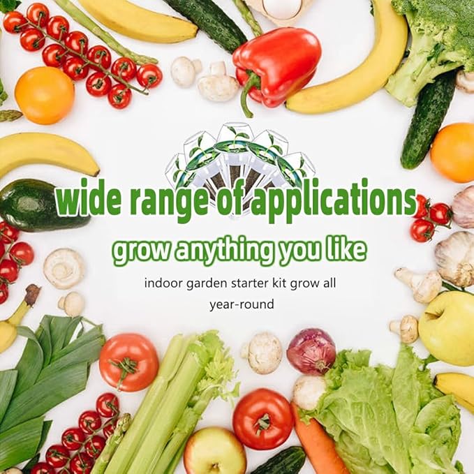 90pcs Hydroponic Seed Pod Kit Include 30pcs Plant Replacement Basket Containers,30 Grow Domes and 30 Seed Label Compatible with Hydroponic Growing Garden System(0.5 Inch,White)