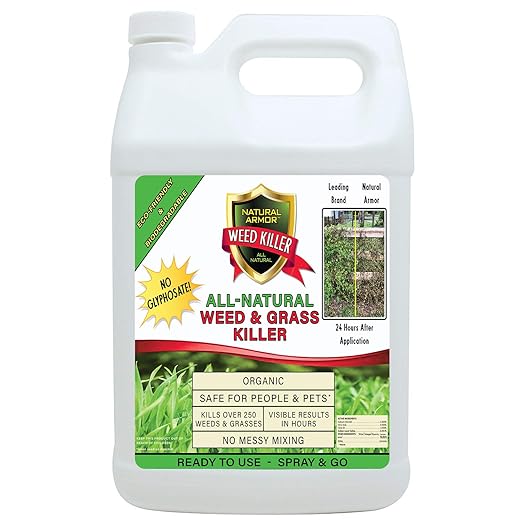 Natural Armor Weed and Grass Killer All-Natural Concentrated Formula. Contains No Glyphosate (320 OZ. 2.5 Gallon)