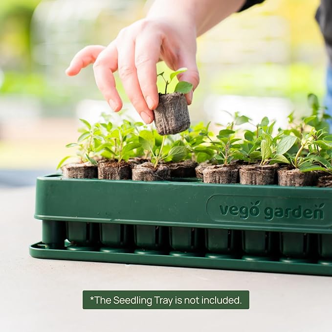Vego garden Seedling Popper Tool, 3-in-1 Plant & Pop Board - 10" x 20", Works Perfectly with Stackable Seedling Trays