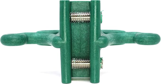 JSP Manufacturing Plastic Roof Ice Guard Snow Guard Snow Stops for Standing Seam Metal Roofing - Multi-Color/Multi-Pack Listing (10, Green)