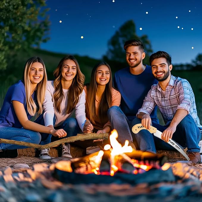 Hand Pruning Saw, 13" Curved Blade Handsaw, Hunting Saw Gardening Hand Tools Wood Working Tools, Tree Branch Cutter Wood with Hanging Scabbard for Tree Trimming Woodworking Hunting Camping