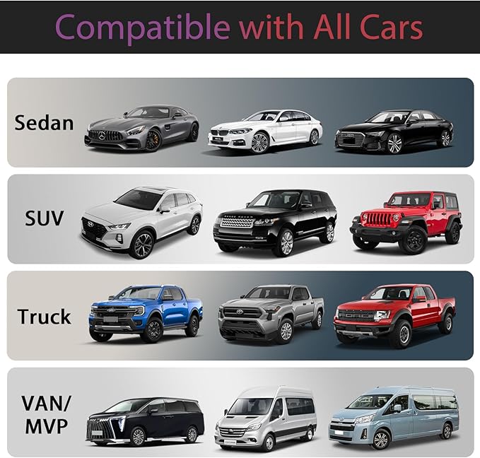 Car Windshield Cover for Ice and Snow, 600D Oxford Fabric Windshield Snow Cover Heavy Duty, Magnetic Car Anti-Snow Cover, Winter Frost Hail Protector for Most Sedan Truck SUV Van MPV (70 x 50 Inch)