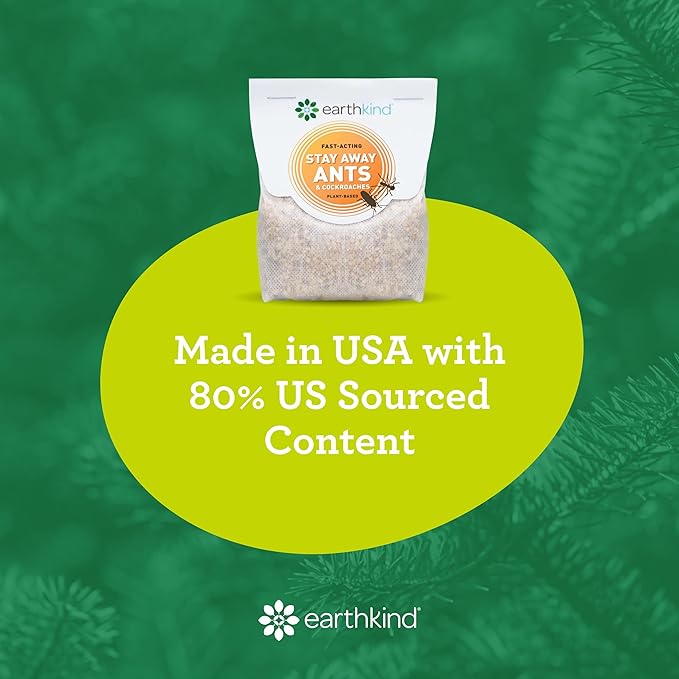 EarthKind Stay Away Ants & Cockroaches Deterrent Pouches - Easy-to-Use, Botanical Pest Control - for Kitchen, Pantry, Countertops & Food Spaces - 6-Pack with Extended Release Pouch Pod