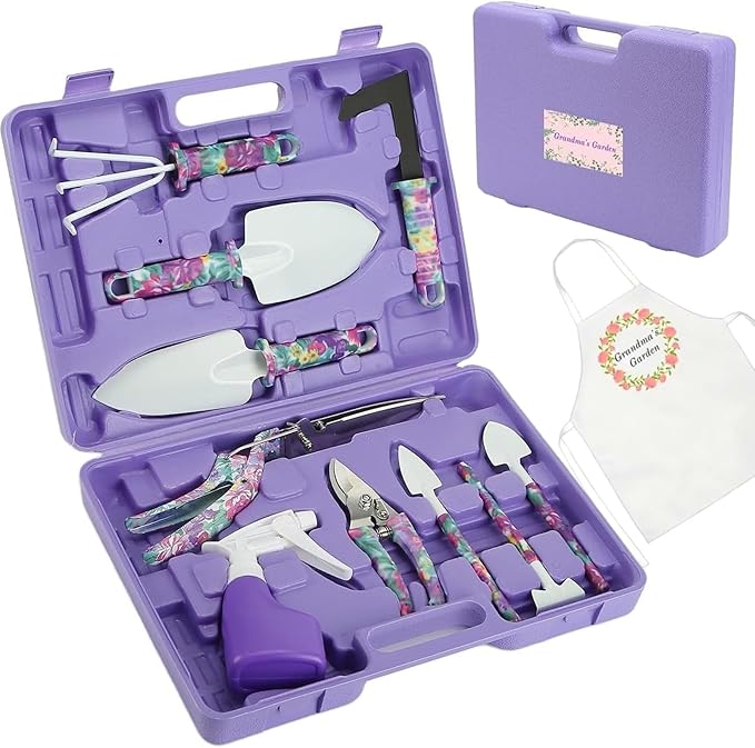 Gardening Gifts for Grandma, Mothers Day Birthday Gifts Garden Tool Set for Grandma,Gardening Kit for Women