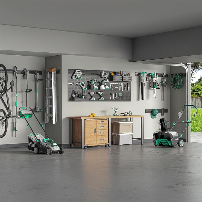 Litheli Cordless Snow Shovel, 20V 12'' Electric Snow Blower for Driveway, Battery Powered Snow Thrower, 4.0Ah Battery and Fast Charger Included