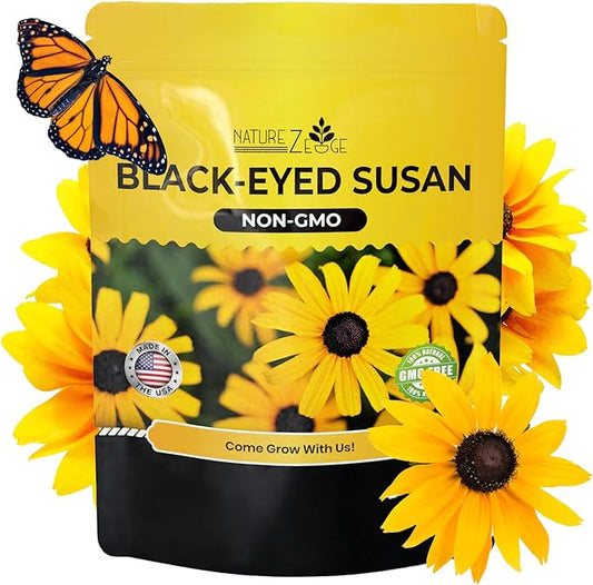 Black Eyed Susan Seeds for Planting, 1 Ounce, Giving You Beautiful Black Eyed Susan Flowers, Non-GMO, Heirloom Seed Varieties…