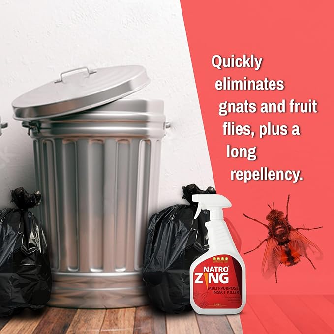 Multi-Purpose Insect Killer 11 OZ, Pest Control Spray Indoor, Kills & Repels Fruit Flies Gnats Moths Spiders for Home, Lasting Prevention, Plant Extract Based Non-Toxic, Child & Pet Safe