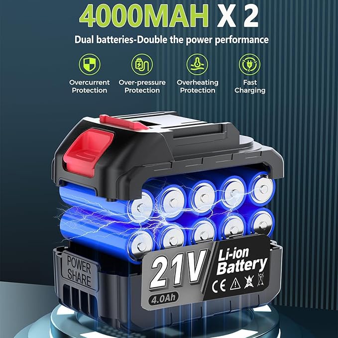 Mini Handheld Leaf Blower Cordless with 2×4.0Ah Battery and Charger,600,000 RPM,Extended Nozzle, Lightweight Small Turbo Jet Blower for Patio,Lawn,Yard,Snow Leaves and Dust Car Dryer 002