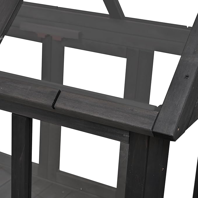 Greenhouse Cold Frames with Wheels - Adjustable Shelves Portable Cold Frame for Balcony/Patio, UV-Resistant Indoor Outdoor Plant Growing Cabinet (Large, Heavy-Duty) (Black)