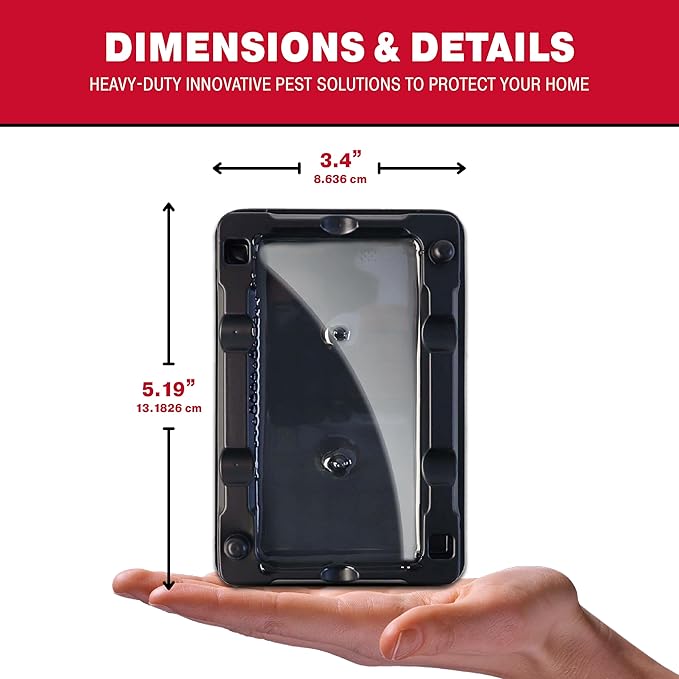 Catchmaster Mouse & Insect Glue Traps 6-Pk, Adhesive Rodent & Bug Catcher, Mouse Traps Indoor for Home, Sticky Glue Boards for Mice and Insects, Pest Control for House & Garage