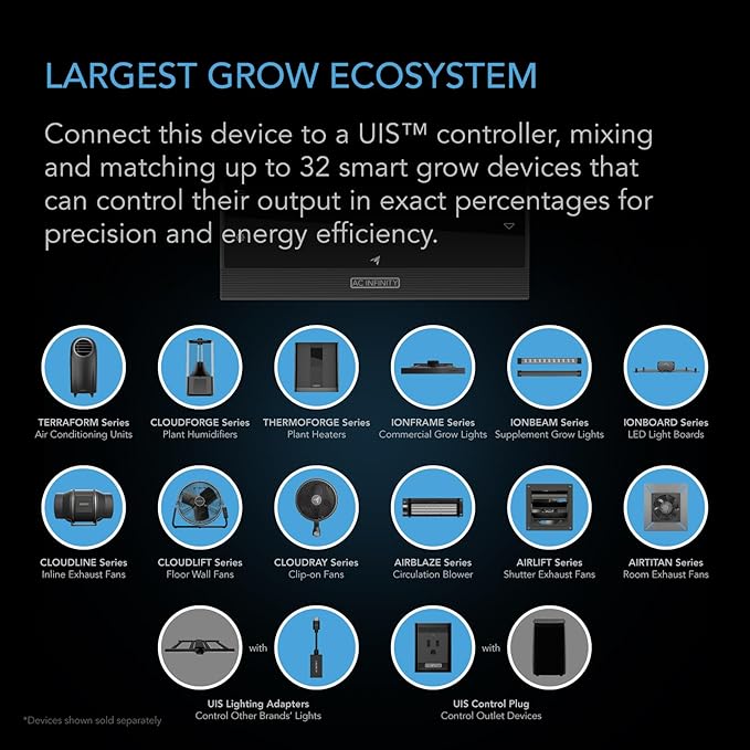 AC Infinity CLOUDRAY S9 2-Pack, Grow Tent Clip Fan 9” with Redesigned Long-Life EC Motor, Custom 10 Dynamic Wind Speeds and 10-Level Oscillation, for Hydroponics Circulation Cooling, 2-Count