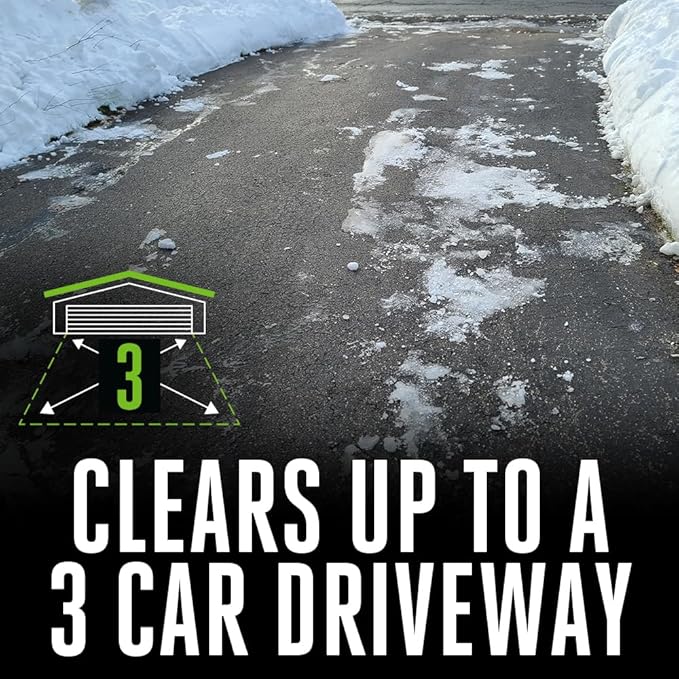 EGO POWER+ 12" Electric Snow Shovel, Cordless, Includes 56V 2.5Ah Battery and Charger - SNS1201