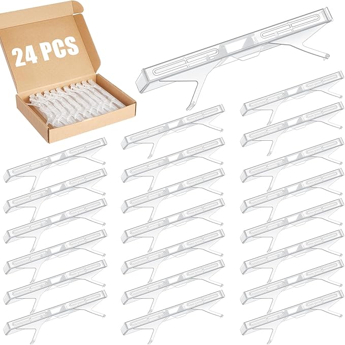 Qualirey 24 Pcs Plastic Beehive Beekeeping Tools Set Hive Beetle Trap Bulk Hive Trap Beetle Blaster Kit for Hive Beetle Beekeeping Supplies Control Beetles (Clear)