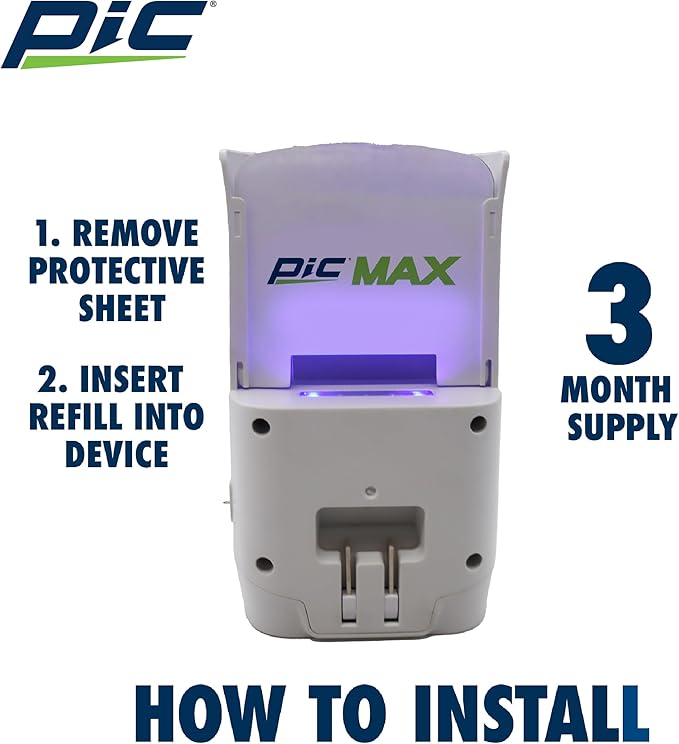 PIC Flying Insect Dual Portable Plug in Trap Parent (3 Refill Cartridges)