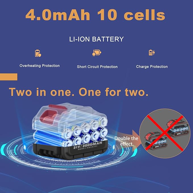 Small Cordless Leaf Blower,Leaf Blower Cordless,300,000RPM Turbo Jet Blower, with 1 X 24VX 4.0Ah Battery and Charger,for Patio Cleaning, Lawn Care, Car Cleaning and Dust Etc,3 Blowing Nozzles-Black