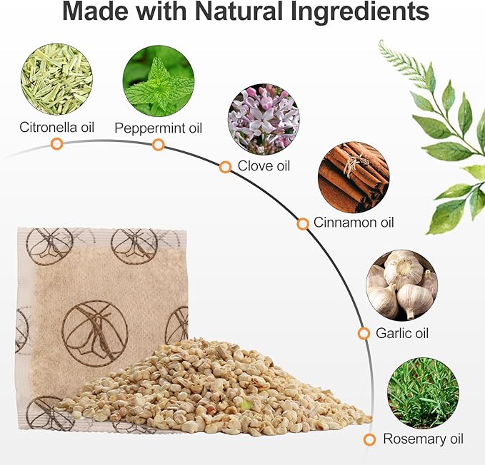 15 Pack Moth Repellent for Closets Made with Plant-Based Ingredients, Effective Moth Repellent for House to Get Rid of Moths from Closets, Drawers, Wardrobes, Storage Boxes, Insect Traps for Indoor