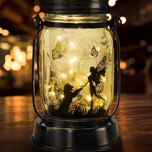 Dog Solar Lanterns, Dog Gifts for Women Mom Grandma, Christmas Dog Mom Gifts, Unique Birthday Gifts for Dog Lovers, Garden Decoration Outside for Yard, Patio,Backyard,Porch