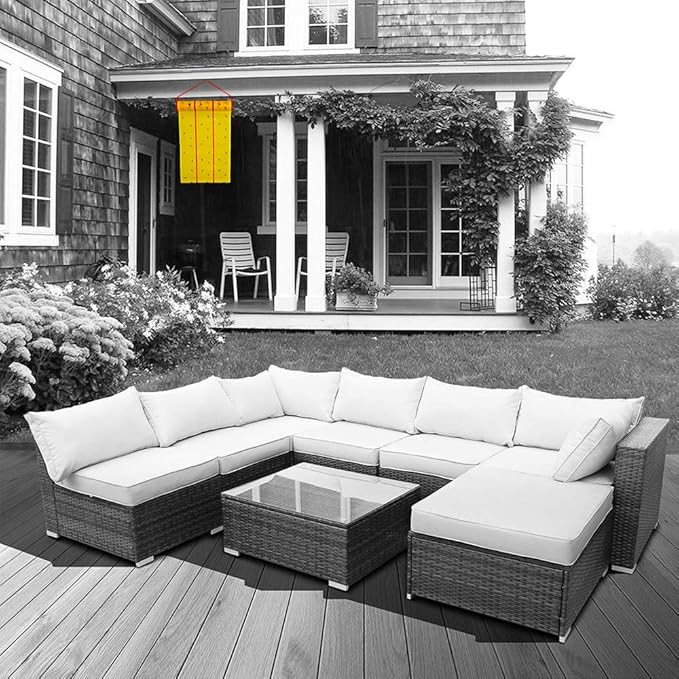 W4W, Giant Sticky Fly Trap Roll - MAX Strength - Outdoor/Indoor - Non Toxic - for Flies and Other Bugs (2 Pack- Contains 2 Giant Fly Rolls)