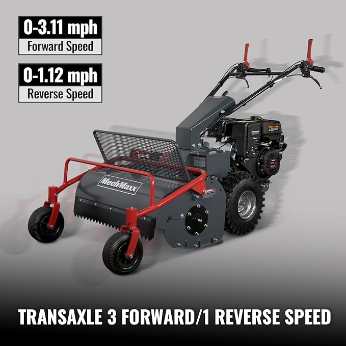 27" Walk Behind Flail Mower, 10HP 302cc, Self-Propelled, Wheeled, Electric Start, SFM27W