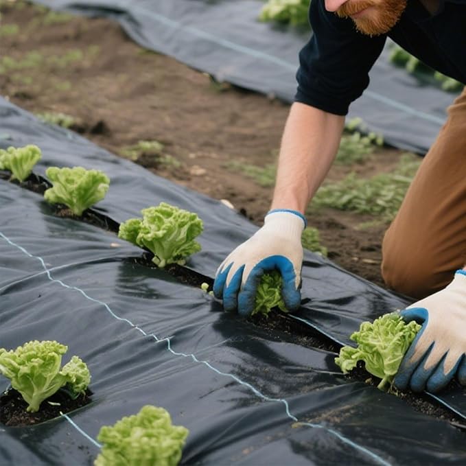 6ftx100ft Garden Landscape Fabric Weed Barrier Fabric Heavy Duty,Weed Blocker Fabric, Geotextile Fabric Under Gravel,Garden Tarp to Prevent Weeds, Landscaping Fabric, Driveway Fabric