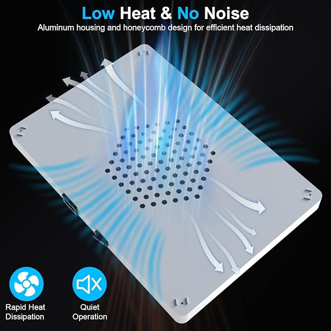 LED Grow Light for Indoor Plants with Remote Control, Full Spectrum Plant Light with 3 Lighting Modes, Stepless Dimmable Growing Lamps with High Yield Diodes for Seedlings Veg Bloom