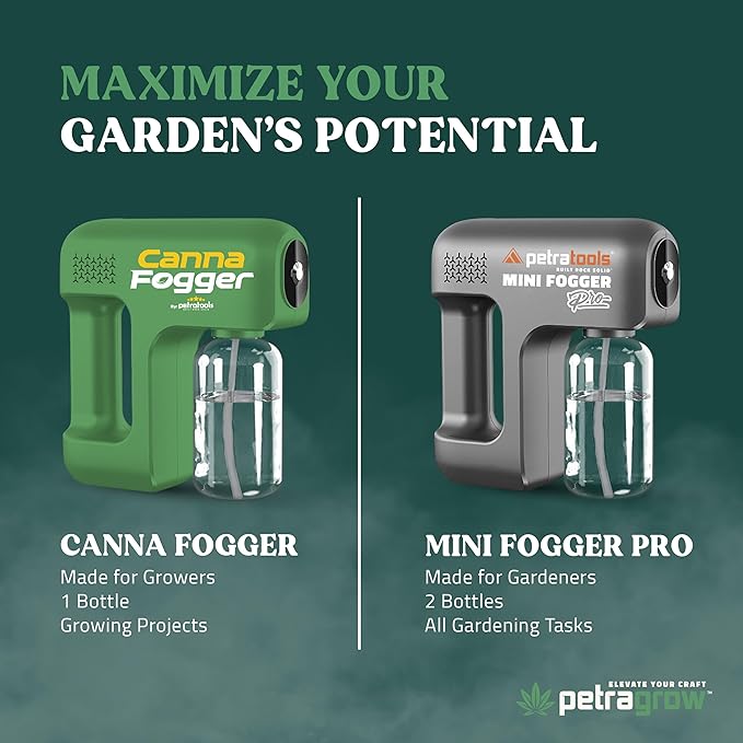 Petra CannaFogger Electric Spray Bottle - Battery Plant Sprayer Mister - Electric Sprayer Pump - Automatic Mister for Plants, Perfect for Pest Control, Spider Mites Spray for Indoor & Outdoor Plants