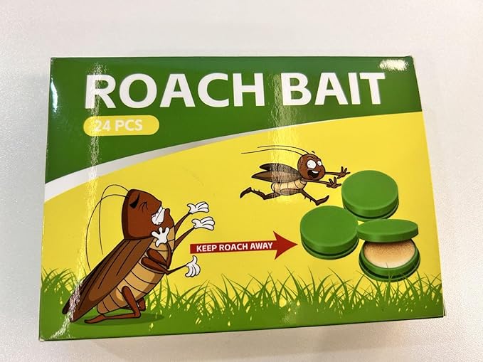 Roach Bait - Cockroach Killer Indoor Infestation, Roach Traps Cockroach Bait Gel, Get Rid of Roaches Permanently Indoor Home & Outdoor Infestation, Cockroaches Repellent Killer (12)