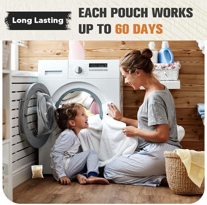 Pest Repellent, Rodent Repellent for Indoor and Outdoor, Keep Roach, Mouse, Ant, Moth and Spider Away from House, Attic, Kitchen and Car Engines, Safe for Kids and Pets, Protects 120 sq ft - 8P