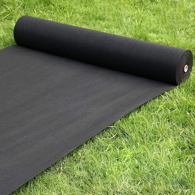 Agfabric Geotextile Landscape,6x200ft Landscape Fabric Weed Barrier Ground Cover Garden Mats for Driveway,Weeds Block,Erosion Control,Raised Garden Bed