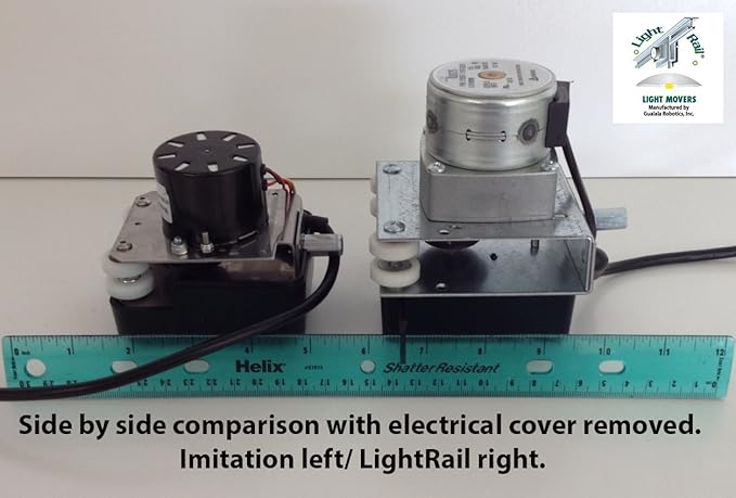 Light Rail 3.5 IntelliDrive Motor Robotic Grow Light Mover, No Rail, Solidly Made in USA