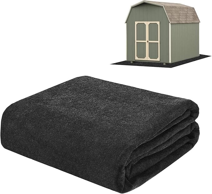 Outdoor Storage Shed Mat, 3x6 FT Waterproof Small Shed Flooring Mat for Patio Furniture Floor Protecting from Wear/Liquid/Dust/Oil, Non-Slip Carport Pad [Grey]