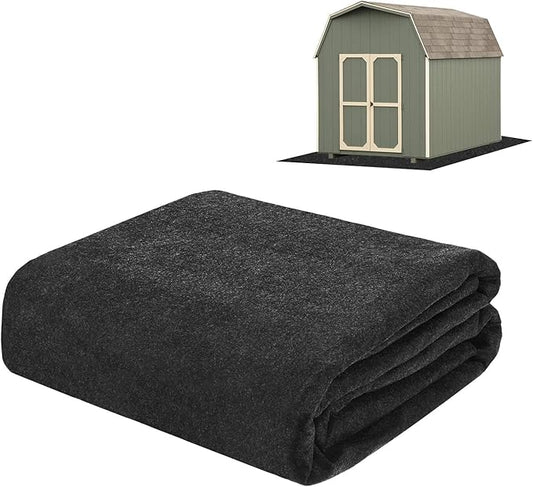 Outdoor Storage Shed Mat, 3x6 FT Waterproof Small Shed Flooring Mat for Patio Furniture Floor Protecting from Wear/Liquid/Dust/Oil, Non-Slip Carport Pad [Grey]