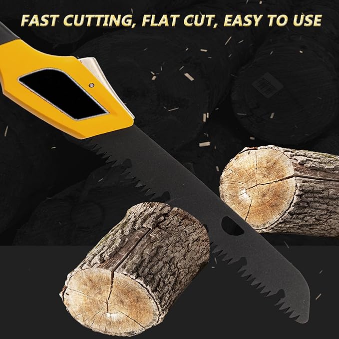 10-inch folding saw, sharper blades, outdoor and camping saws, hunting/bone saws, handling firewood, fire pit lumber, lawn and garden work, pruning trees and shrubs, easy to use and store