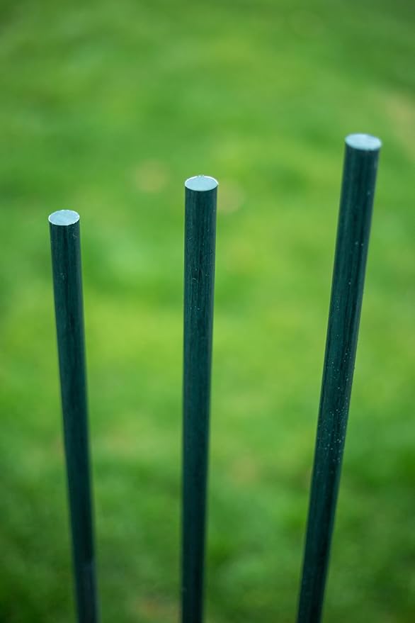 48inch Plant Stakes 20pack, 5/16 Inch Dia Garden Stakes, Garden Poles Tree Stake Cucumber Potato Stake Fence Stake Never Rust, 4ft Long