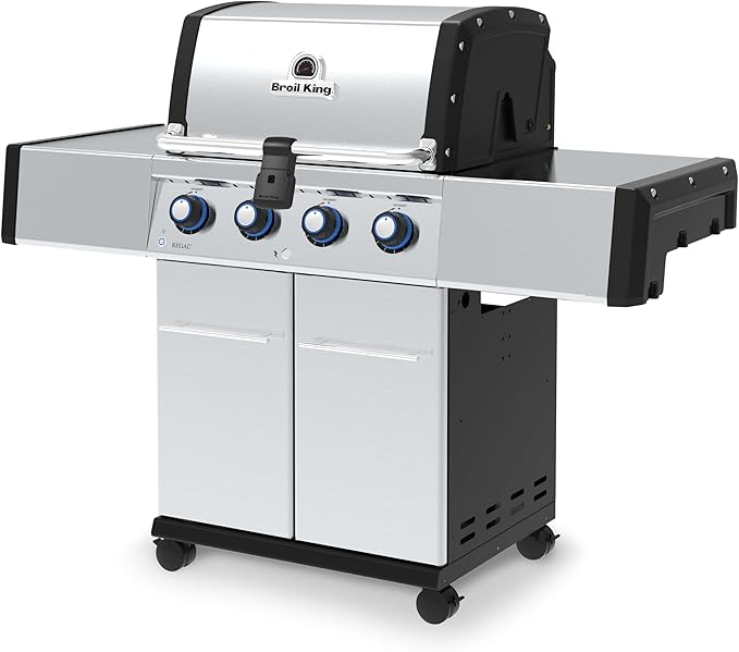 Broil King 956317 Regal S 420 Pro 4 Burner Natural Gas Grill - Stainless Steel