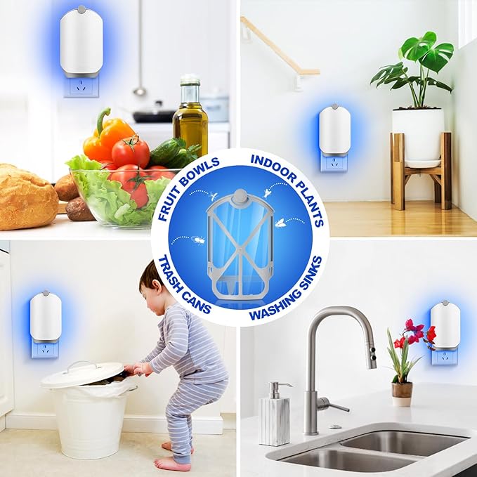 Bigear Refill Cartridges Kit Compatible with Zevo Plug-in Light Refill M364 M364A and Max, 16 Pack Upgraded High-Stick Replacement Refill Cartridge for Plug-in Light M364 and Max, 100% Fit