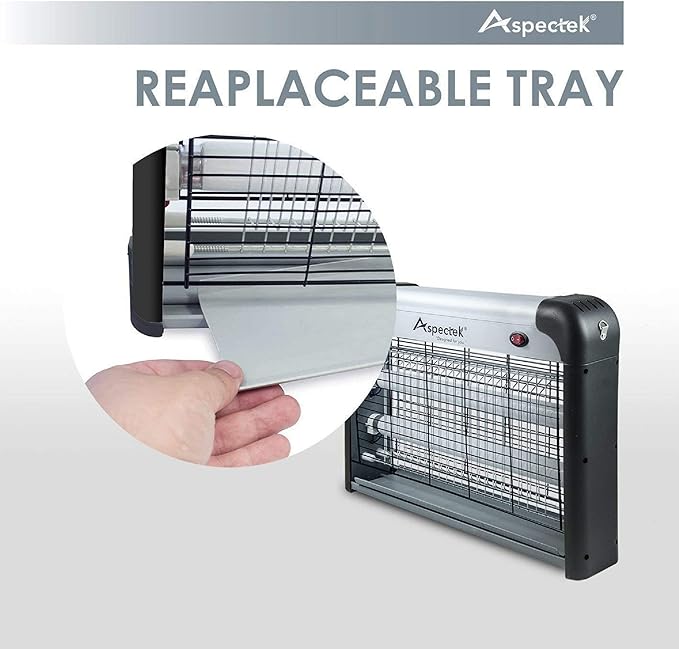 ASPECTEK Bug Zapper & Electric Insect Kill Mosquito Bug Fly & Other Pests Killer, Powerful 2800V Grid 20W Bulbs, Indoor use only