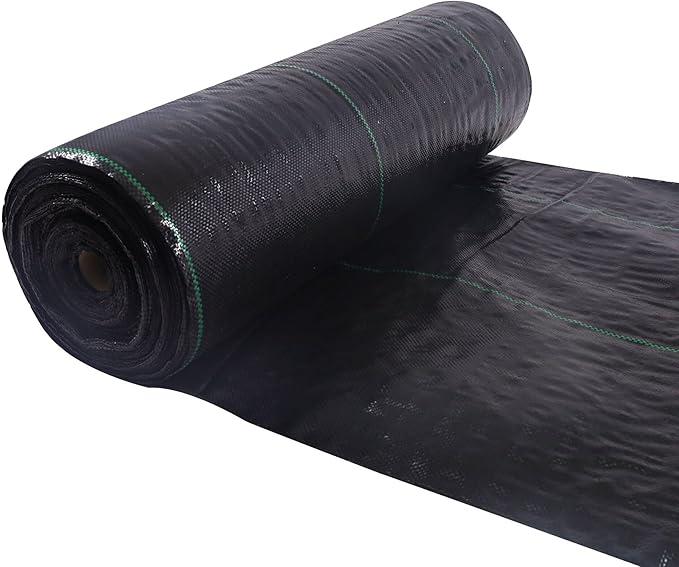6ft x 330ft Landscape Fabric Durable Weed Barrier Mats Prevent Weeds, Easy Install Weed Blocker, Premium Weed Barrier Fabric