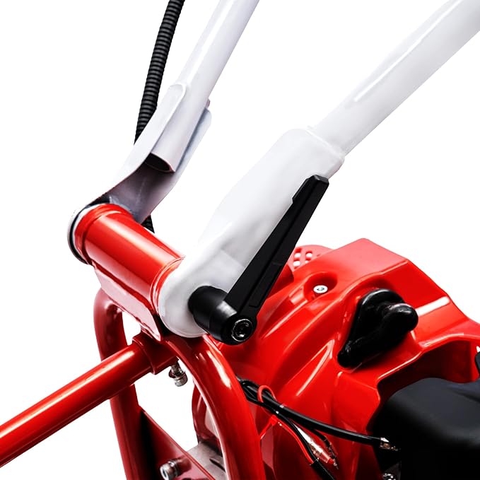 2 Stroke 43CC Gasoline Powered Lawn Sweeper Push Brooms Walk Behind Snow Sweeping Cleaner Machine 1.7HP/ 1.25KW 6500-8500rpm