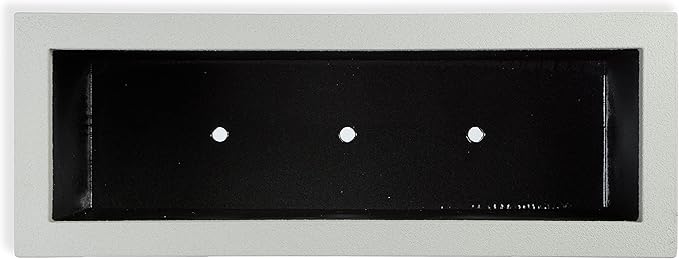 PolyStone Milan Tall Modern Outdoor/Indoor Rectangular Trough Planter, 46" L X 17" W X 19" H, Lightweight, Heavy Duty, Weather Resistant, Polymer Finish, Commercial and Residential (Concrete Gray)