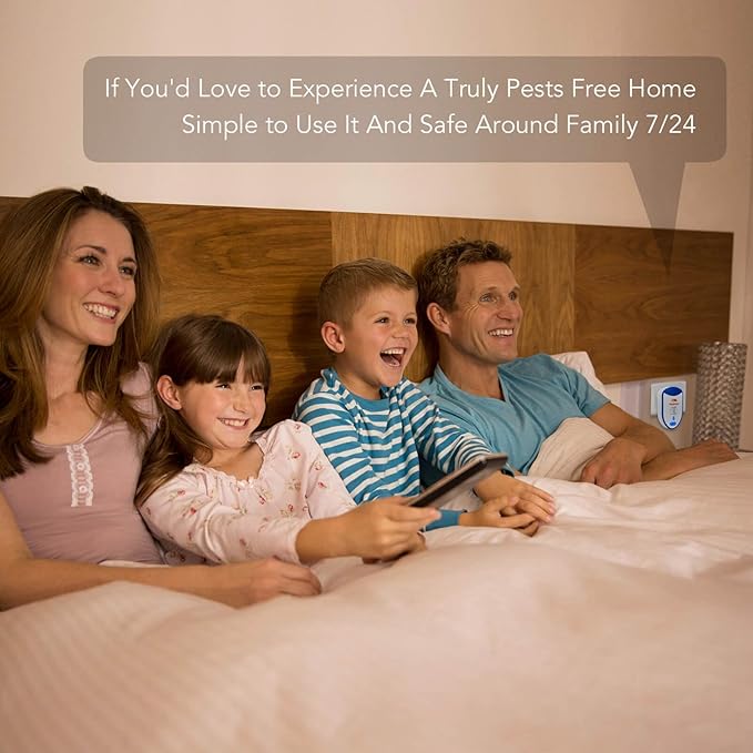 Ultrasonic Pest Repeller Humane Mice Control Electronic Insect Repellent Reject Rodent Bed Bug Spider Rat Defender Home Animal Plug in 2 Pack