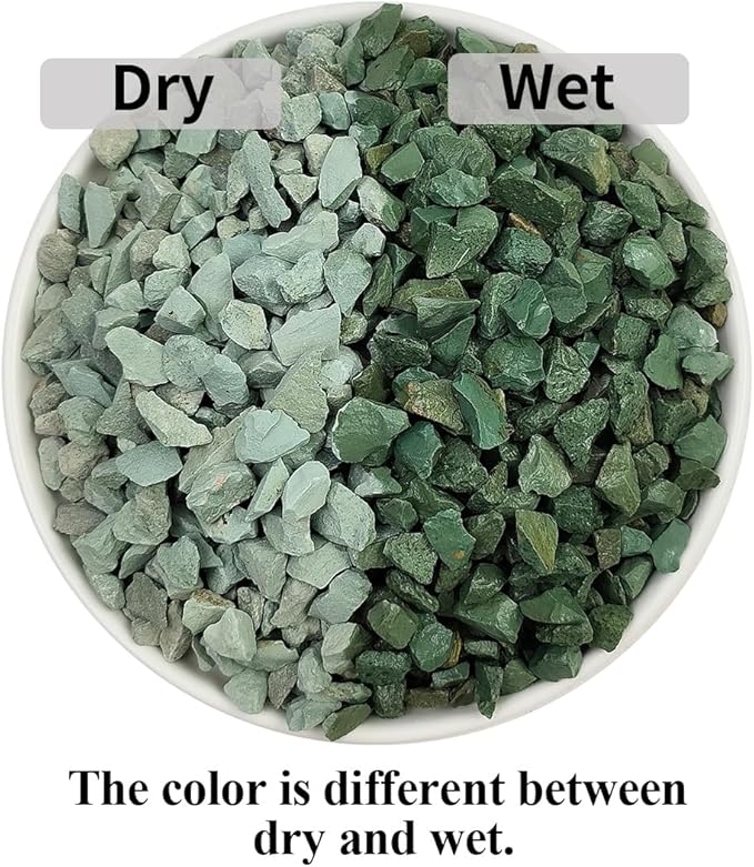 Succulents and Cactus Green Zeolite Rocks, Decorative Stones Pebbles for Indoor Plants, Bonsai, Fairy Gardening, Vases Fillers, Terrarium, 10lb