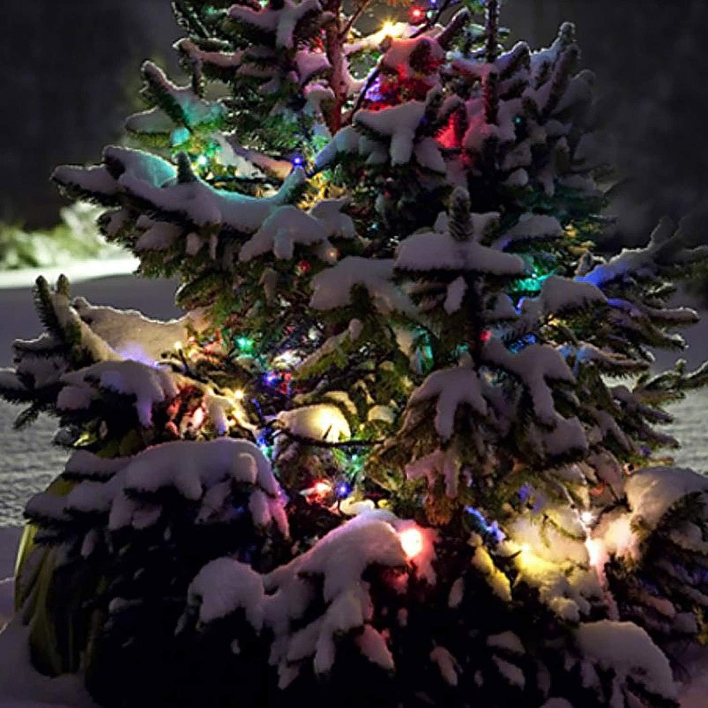 2 Pack 200 LED Solar String Lights, 85.2ft 8 Modes Solar String Lights for Outside, Waterproof and Solar Powered Outdoor String Lights for Holiday Christmas Yard Garden Tree Wedding Party (Multicolor)