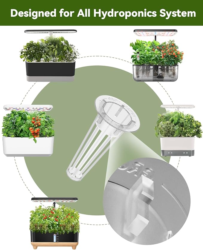 Salad Green Seed Pod Kits for AeroGarden Ahopegarden, iDOO Hydroponics Growing System Indoor Herb Garden, 400+ Seeds, Including American Fast Lettuce, Red Romaine Lettuce(8-Pods)