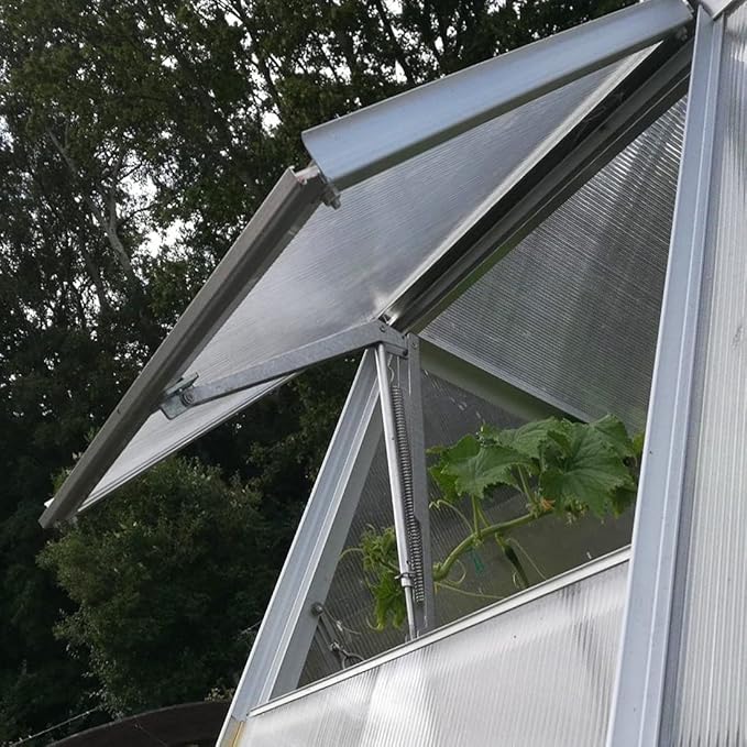 Automatic Greenhouse Window Opener Solar Heat Sensitive Auto Hothouse Vent Openers Roof Opening Tools for Sunlight Room Greenhouse Accessories -15.4 Lbs Lift Capacity