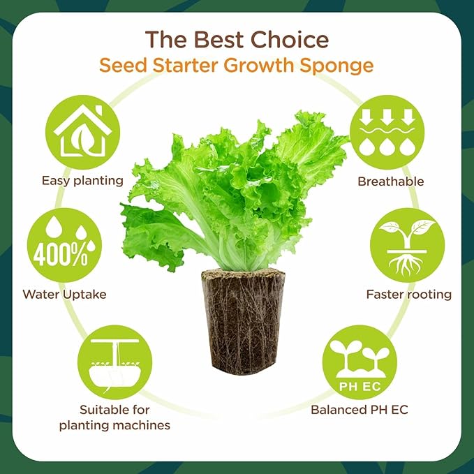 Root Riot, Eco-Friendly Biodegradable Material, Seed Starter Pod, Starter Plugs, 80-Pack, Peat Coconut Coir, Fits Standard Clone Trays, Indoor Outdoor Gardening, Brown