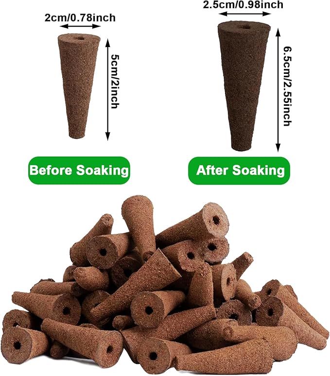 Hydroponic Grow Sponges 32 Pcs Seed Pods Replacement Root Growth Sponges Seedling Starter Sponges Kit Compatible with AeroGarden