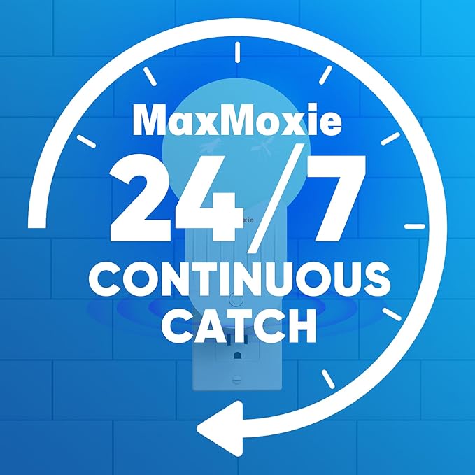 Flying Insect Trap, Fly Bug Zapper Pest Light Trap for Mosquito, Fruit Flies, Gnats, Moths, Attractant Bug Catcher for Home (2 Plug + 10 Refills)