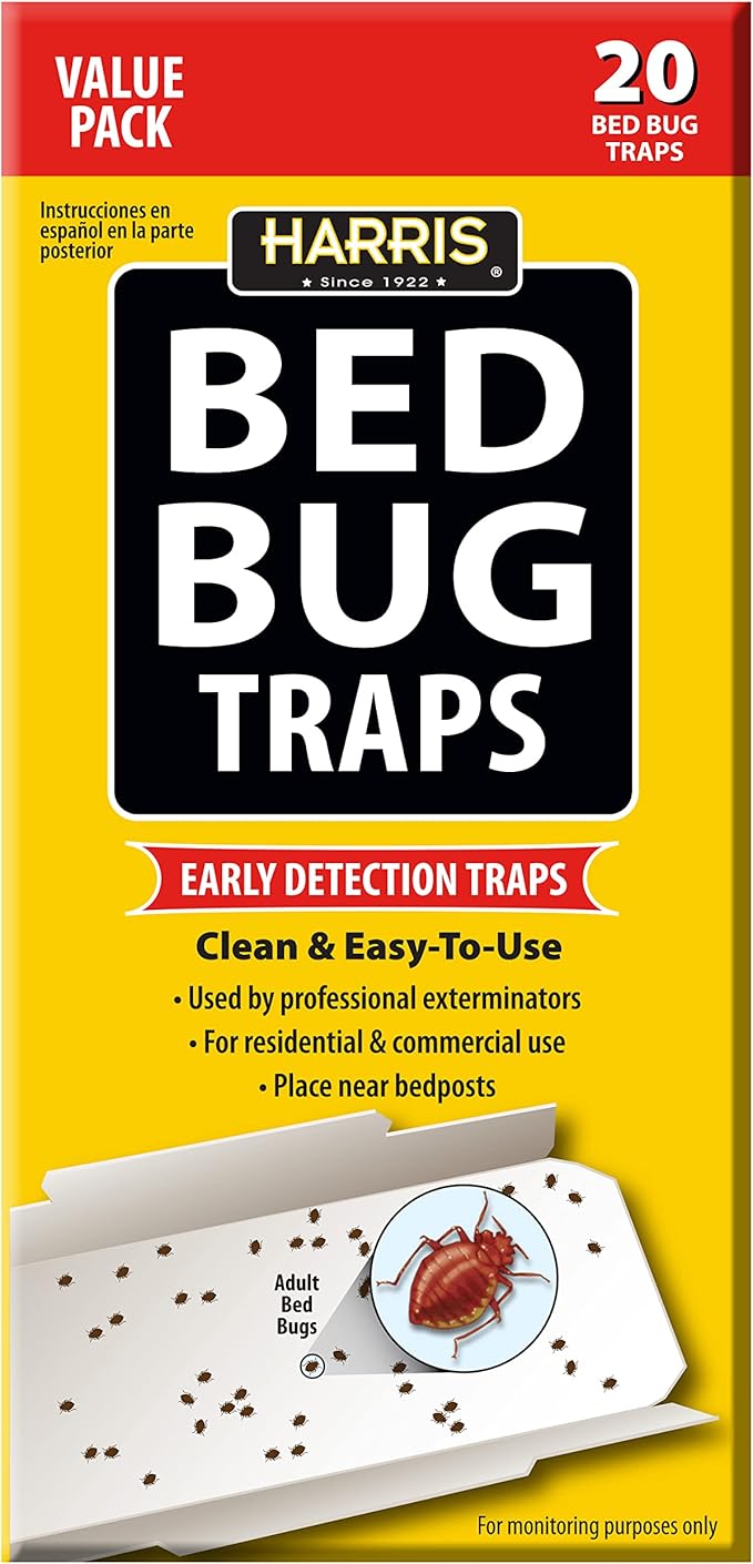 HARRIS Bed Bug Traps - Parent (20-Pack)
