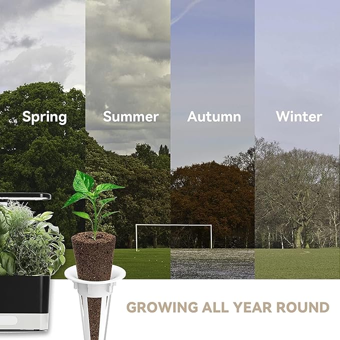 inbloom Salad Green Seed Pod Kit for AeroGarden, Ahopegarden, GARDENCUBE, MUFGA, 18 Pods (350+ Seeds with American Fast/Paris Island/Buttercrunch Lettuce, Swiss Chard, Spinach, Cauliflower, Cabbage)